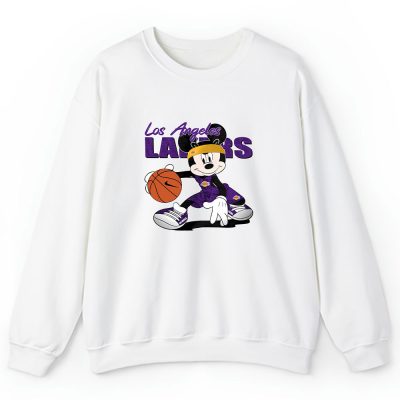 Mickey Mouse X Los Angeles Lakers Team NBA Basketball Fan Unisex Sweatshirt TAS8620