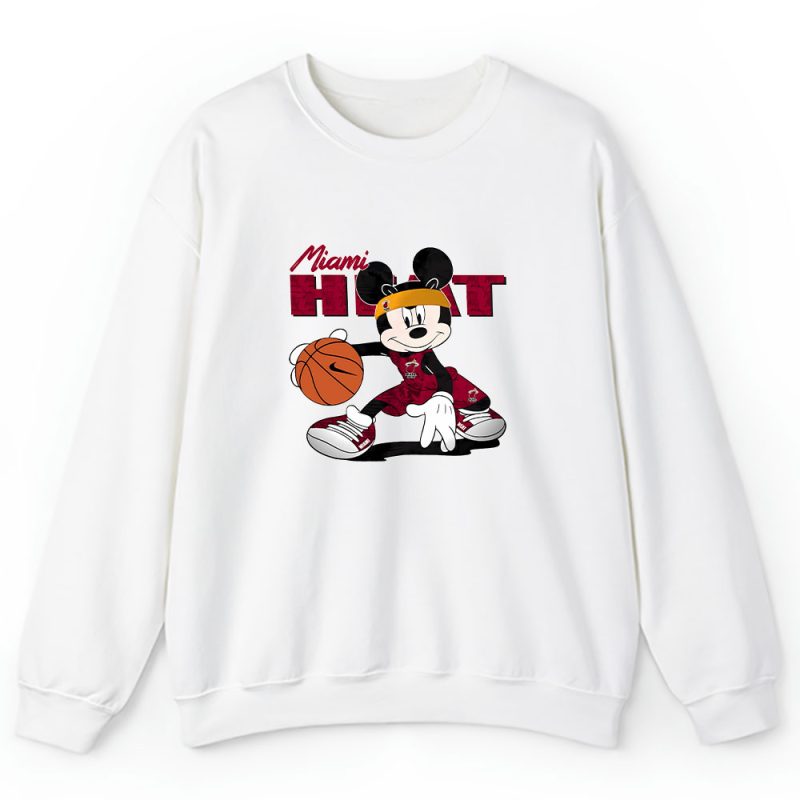 Mickey Mouse X Miami Heat Team NBA Basketball Fan Unisex Sweatshirt TAS8622
