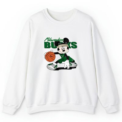 Mickey Mouse X Milwaukee Bucks Team NBA Basketball Fan Unisex Sweatshirt TAS8624