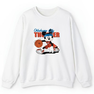 Mickey Mouse X Oklahoma City Thunder Team NBA Basketball Fan Unisex Sweatshirt TAS8626