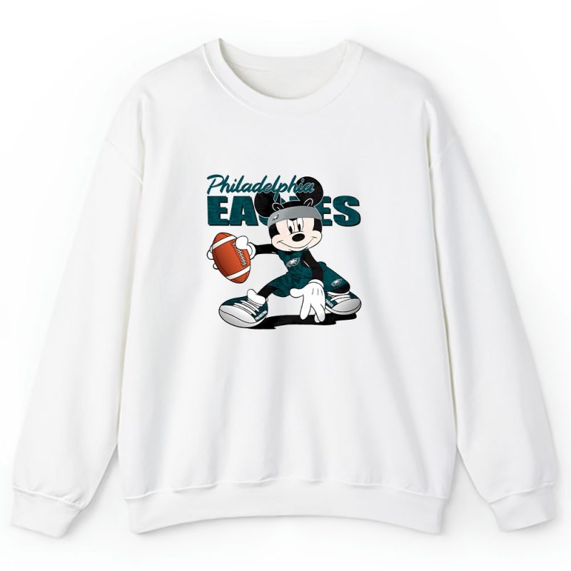 Mickey Mouse X Philadelphia Eagles Team NFL American Football Unisex Sweatshirt TAS8634