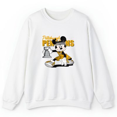 Mickey Mouse X Pittsburgh Penguins Team NHL Hockey Fan Unisex Sweatshirt TAS8644