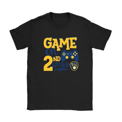 Milwaukee Brewers X Game On X Schools Back X Custom Number Grade Unisex T-Shirt Cotton Tee TAT10444