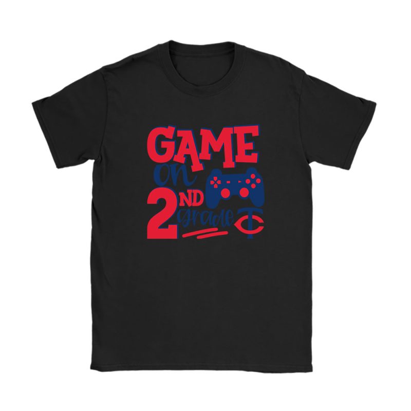 Minnesota Twins X Game On X Schools Back X Custom Number Grade Unisex T-Shirt Cotton Tee TAT10446