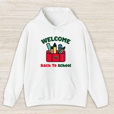 Minnesota Wild X Welcome Back To School X Custom Name Unisex Hoodie TAH10719