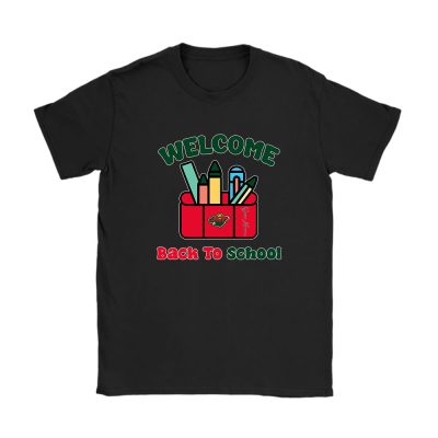 Minnesota Wild X Welcome Back To School X Custom Name Unisex T-Shirt Cotton Tee TAT10719