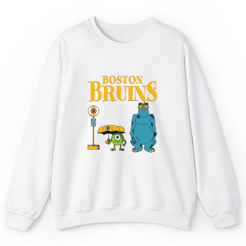 Monster X Boston Bruins Team X NHL X Hockey Fan Unisex Sweatshirt TAS9007