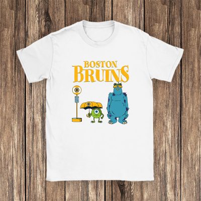 Monster X Boston Bruins Team X NHL X Hockey Fan Unisex T-Shirt Cotton Tee TAT9007