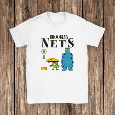 Monster X Brooklyn Nets Team X NBA X Basketball Unisex T-Shirt Cotton Tee TAT8997