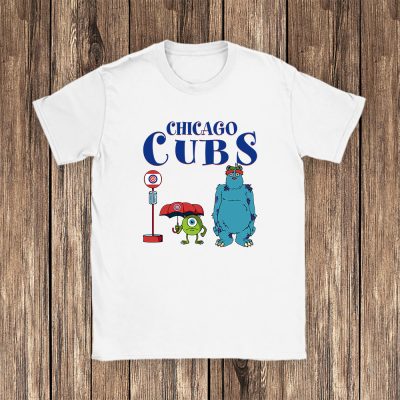 Monster X Chicago Cubs Team X MLB X Baseball Fans Unisex T-Shirt Cotton Tee TAT8989