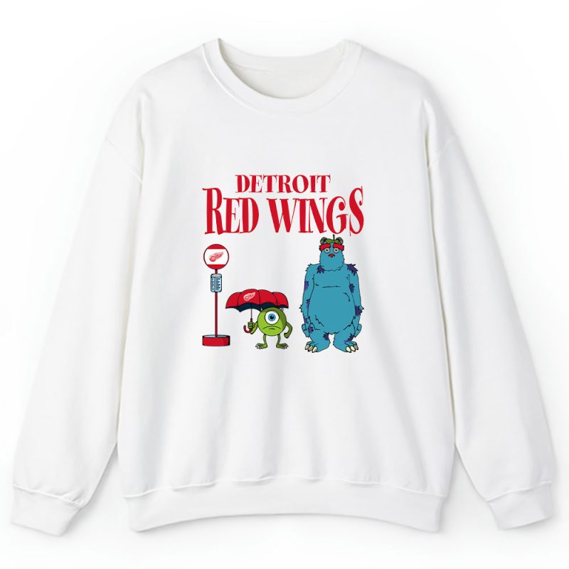 Monster X Detroit Red Wings Team X NHL X Hockey Fan Unisex Sweatshirt TAS9009