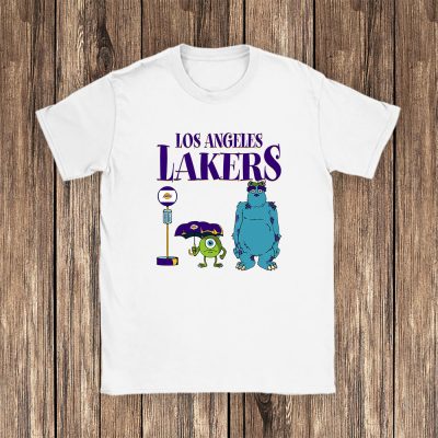 Monster X Los Angeles Lakers Team X NBA X Basketball Unisex T-Shirt Cotton Tee TAT9003