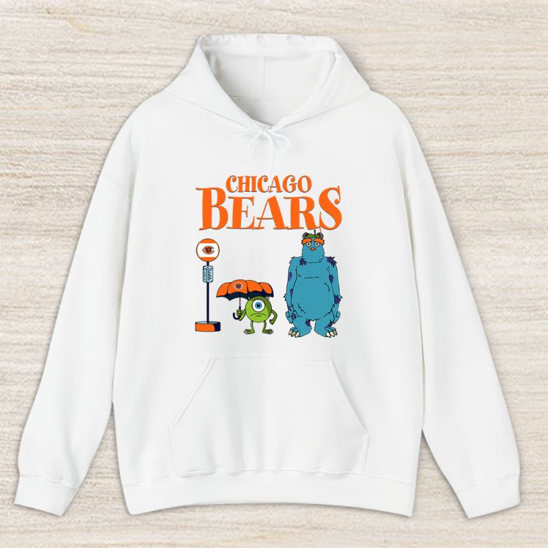 Monster X Mike X Sully X Chicago Bears Team NFL American Football Unisex Hoodie TAH9017