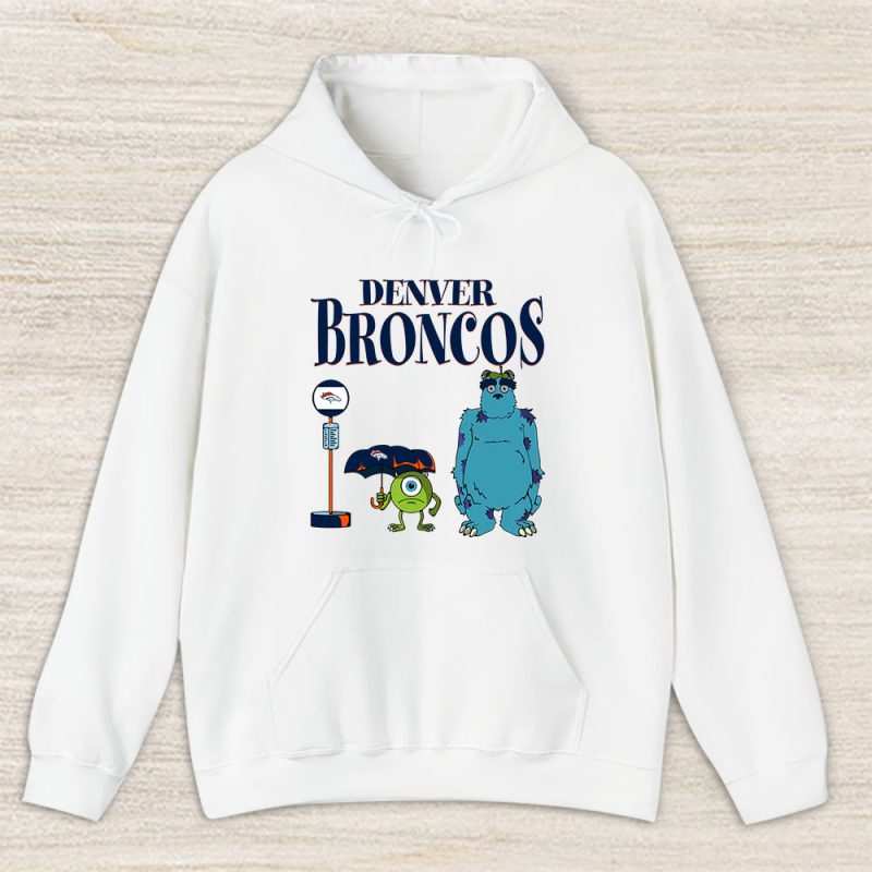 Monster X Mike X Sully X Denver Broncos Team NFL American Football Unisex Hoodie TAH9019