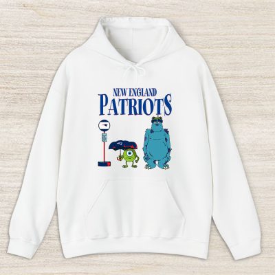 Monster X Mike X Sully X New England Patriots Team NFL American Football Unisex Hoodie TAH9021