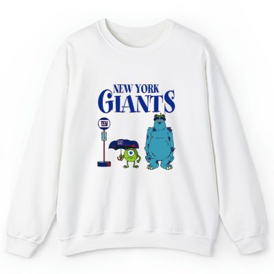 Monster X Mike X Sully X New York Giants Team NFL American Football Unisex Sweatshirt TAS9022