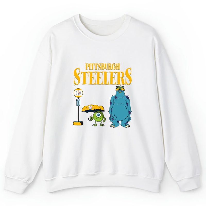 Monster X Mike X Sully X Pittsburgh Steelers Team NFL American Football Unisex Sweatshirt TAS9024