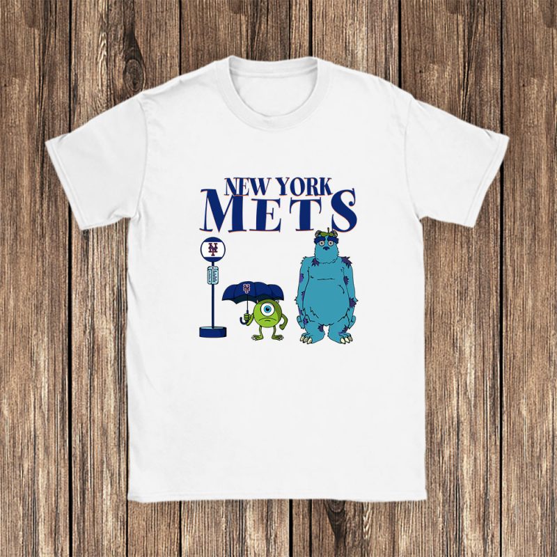 Monster X New York Mets Team X MLB X Baseball Fans Unisex T-Shirt Cotton Tee TAT8991