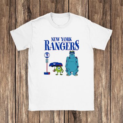 Monster X New York Rangers Team X NHL X Hockey Fan Unisex T-Shirt Cotton Tee TAT9012