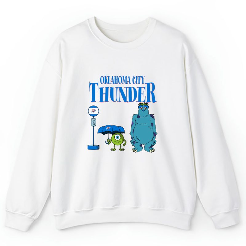 Monster X Oklahoma City Thunder Team X NBA X Basketball Unisex Sweatshirt TAS9006