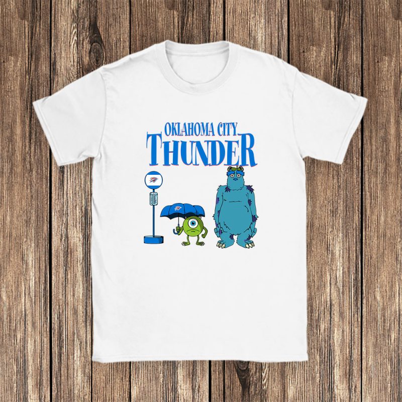 Monster X Oklahoma City Thunder Team X NBA X Basketball Unisex T-Shirt Cotton Tee TAT9006