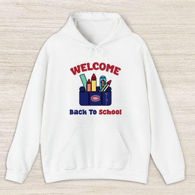 Montreal Canadiens X Welcome Back To School X Custom Name Unisex Hoodie TAH10717