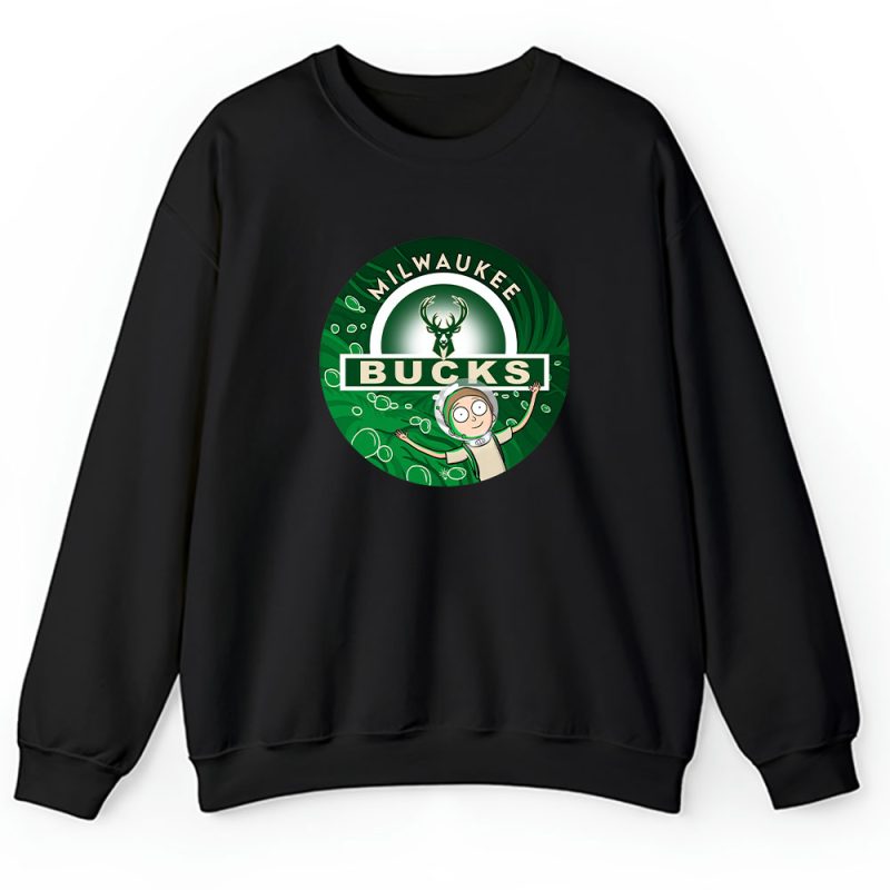 Morty X Milwaukee Bucks Team X NBA X Basketball Unisex Sweatshirt TAS8666