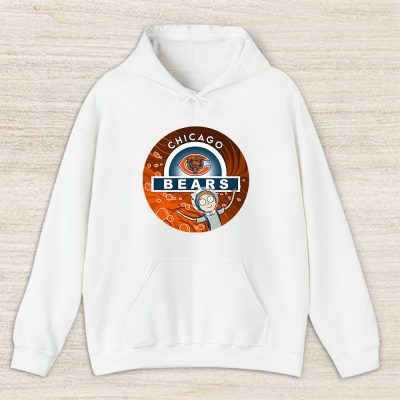 Morty X Rick And Morty X Chicago Bears Team NFL American Football Unisex Hoodie TAH6811