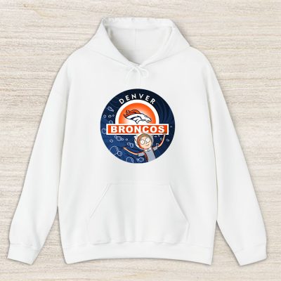 Morty X Rick And Morty X Denver Broncos Team NFL American Football Unisex Hoodie TAH6813