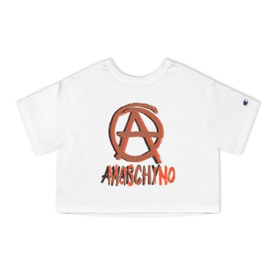 Moschino Anarchy Organic Champion Lady Crop-Top T-Shirt CTB2883