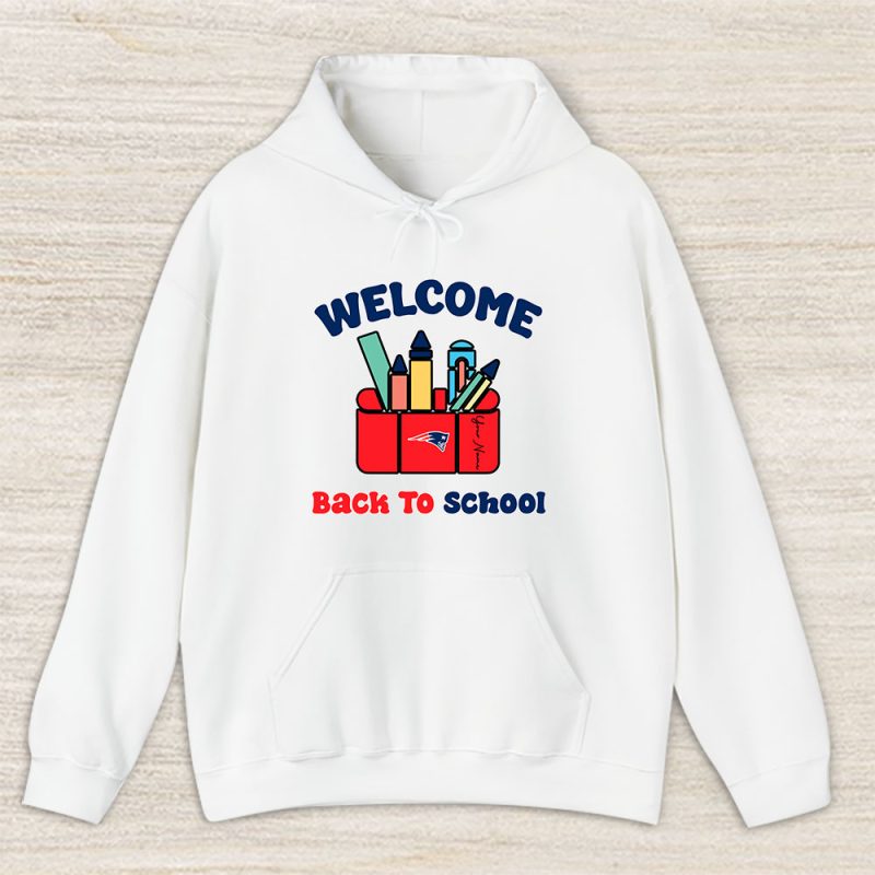 New England Patriots X Welcome Back To School X Custom Name Unisex Hoodie TAH10665