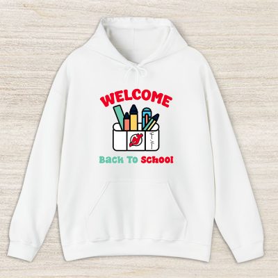 New Jersey Devils X Welcome Back To School X Custom Name Unisex Hoodie TAH10721