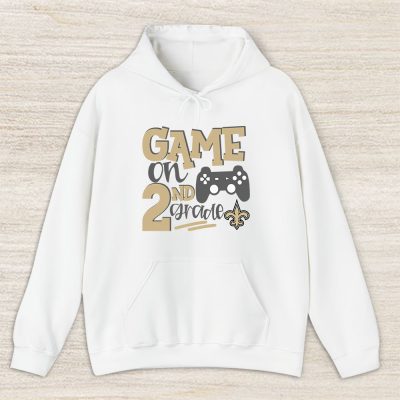 New Orleans Saints X Game On X Schools Back X Custom Number Grade Unisex Hoodie TAH10666