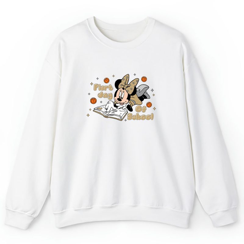 New Orleans Saints X Welcome Back To School Gift X Minnie Mouse Unisex Sweatshirt TAS11191