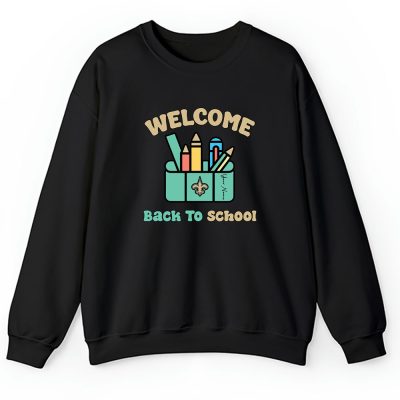 New Orleans Saints X Welcome Back To School X Custom Name Unisex Hoodie TAH10667