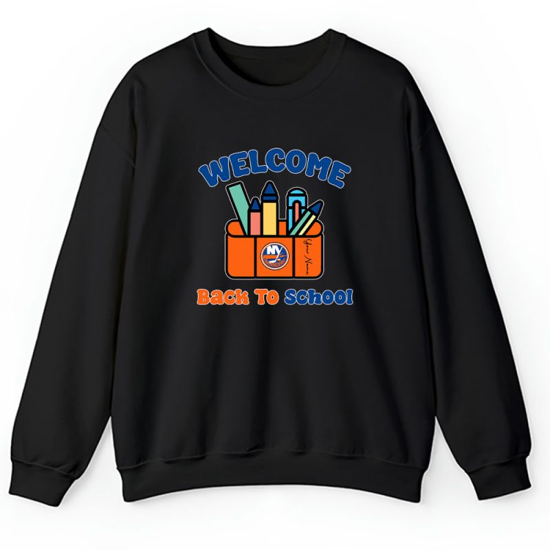 New York Islanders X Welcome Back To School X Custom Name Unisex Hoodie TAH10725