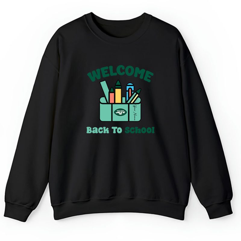 New York Jets X Welcome Back To School X Custom Name Unisex Hoodie TAH10671