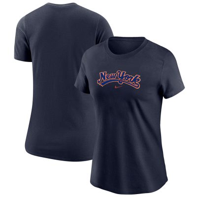New York Mets Team MLB Baseball X City Connect Lady T-Shirt Women Tee LTL9186