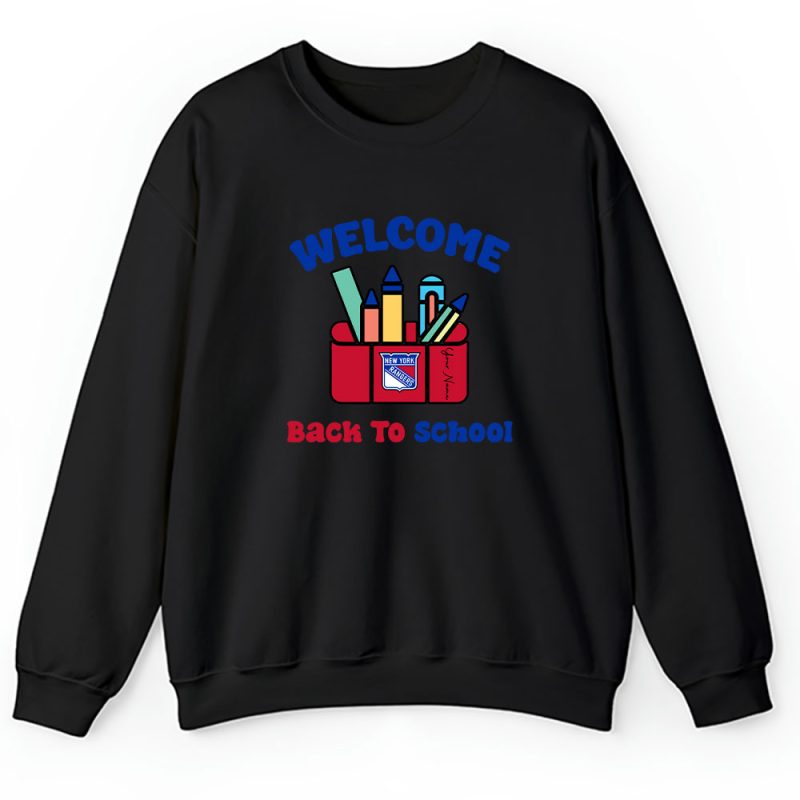 New York Rangers X Welcome Back To School X Custom Name Unisex Hoodie TAH10727