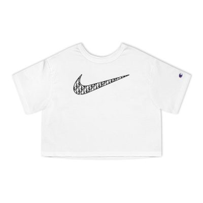 Nike Dior Logo Luxury Champion Lady Crop-Top T-Shirt CTB2660