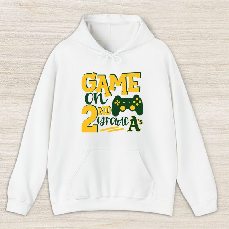 Oakland Athletics X Game On X Schools Back X Custom Number Grade Unisex Hoodie TAH10452