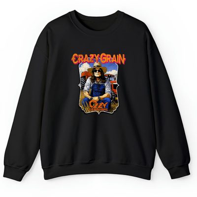 Ozzy Osbourne Crazy Grain Ozzy Farmer Parody Rock Heavy Met Unisex Sweatshirt TAS10840