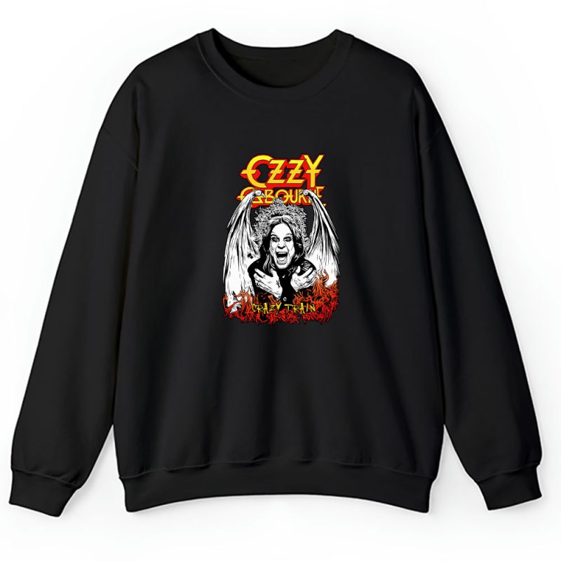 Ozzy Osbourne Crazy Train Ozzy Farmer Parody Rock Heavy Metal Unisex Sweatshirt TAS10845