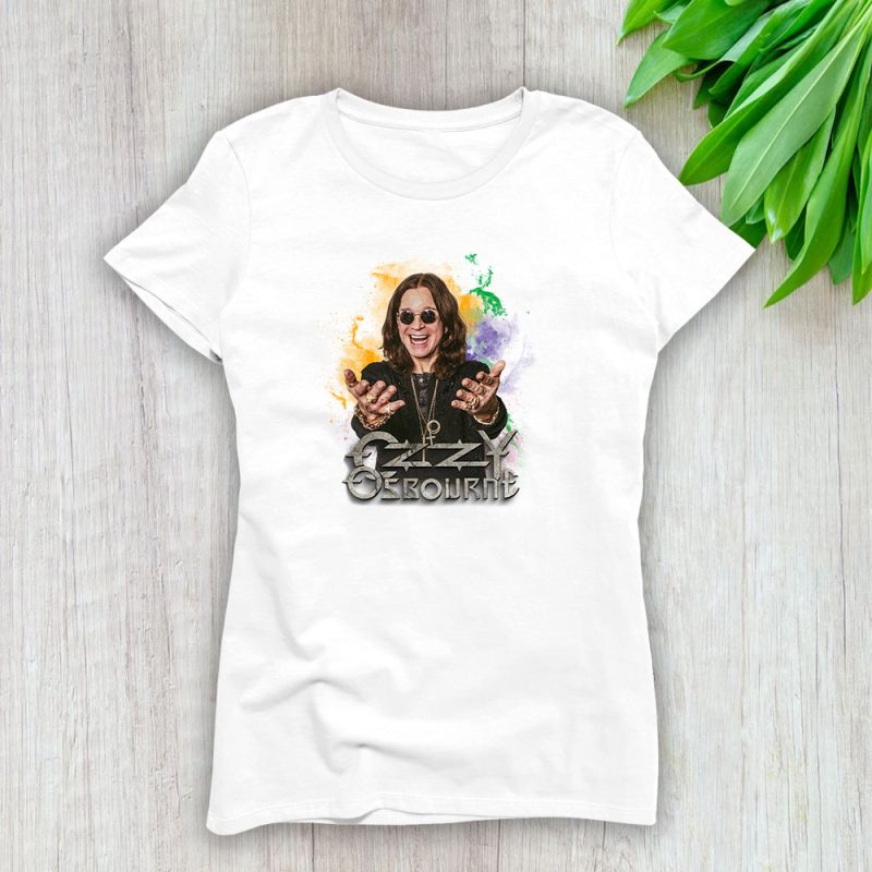 Ozzy Osbourne The Bat Ozzman Ozzymandias Heavy Metal Lady T-Shirt Women Tee LTL10848