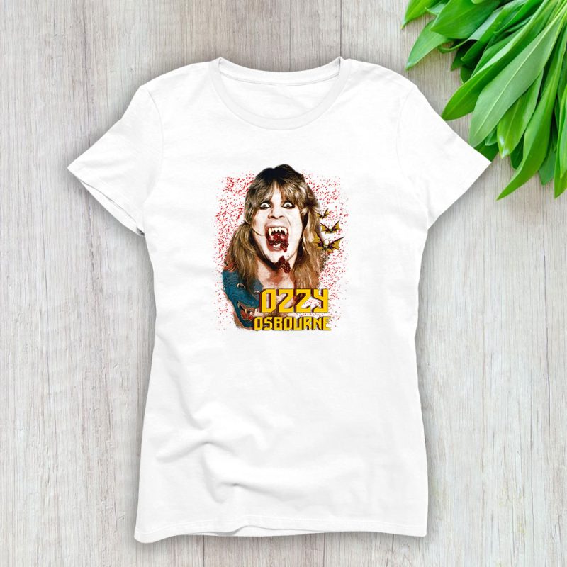 Ozzy Osbourne Vampire The Bat Ozzman Ozzymandias Lady T-Shirt Women Tee LTL10841