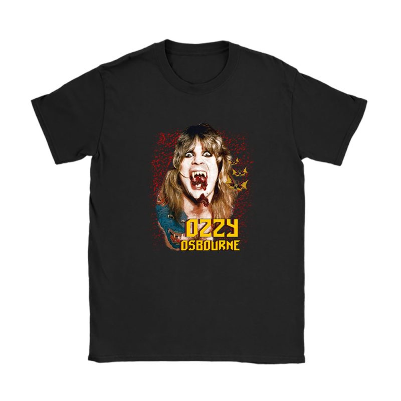 Ozzy Osbourne Vampire The Bat Ozzman Ozzymandias Unisex T-Shirt Cotton Tee TAT10841