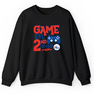 Philadelphia 76ers X Game On X Custom Number Grade Unisex Hoodie TAH10584