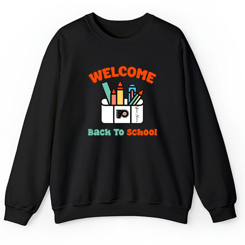 Philadelphia Flyers X Welcome Back To School X Custom Name Unisex Hoodie TAH10731