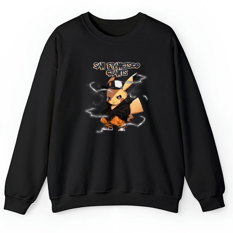 Pikachu X San Francisco Giants Team X MLB X Baseball Fans Unisex Sweatshirt TAS8766