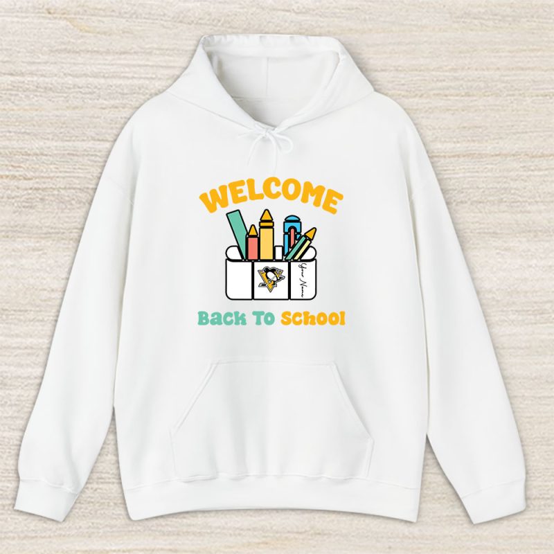 Pittsburgh Penguins X Welcome Back To School X Custom Name Unisex Hoodie TAH10733